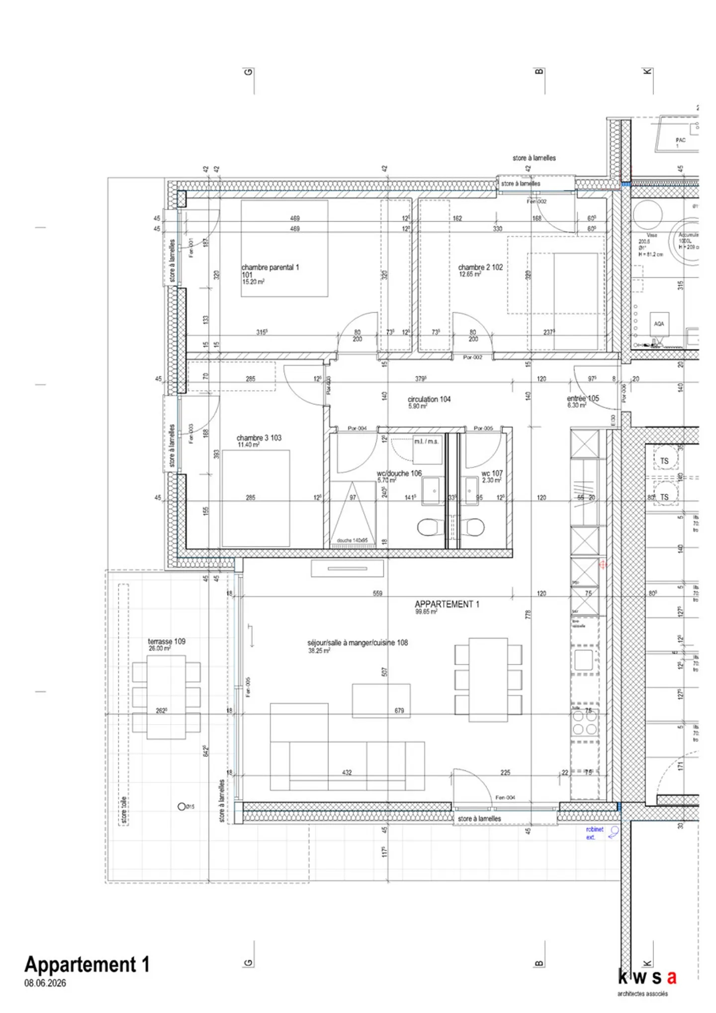 4.5 rooms with terrace and exclusive garden - Photo 9 of 9