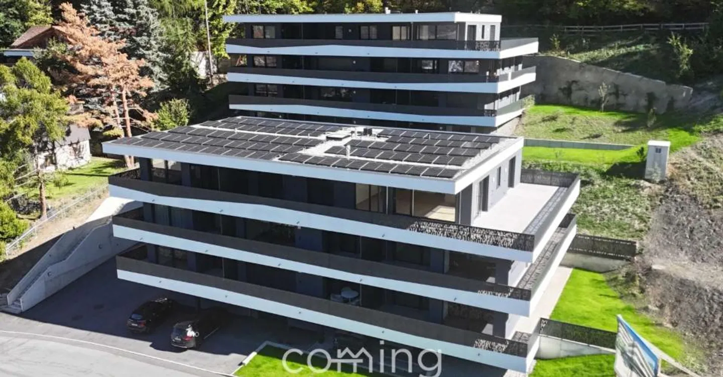 Appartamento nuovo di 3,5 locali a Visp - sostenibile, con vista sulla valle e impianto fotovoltaico - Foto 10 di 11
