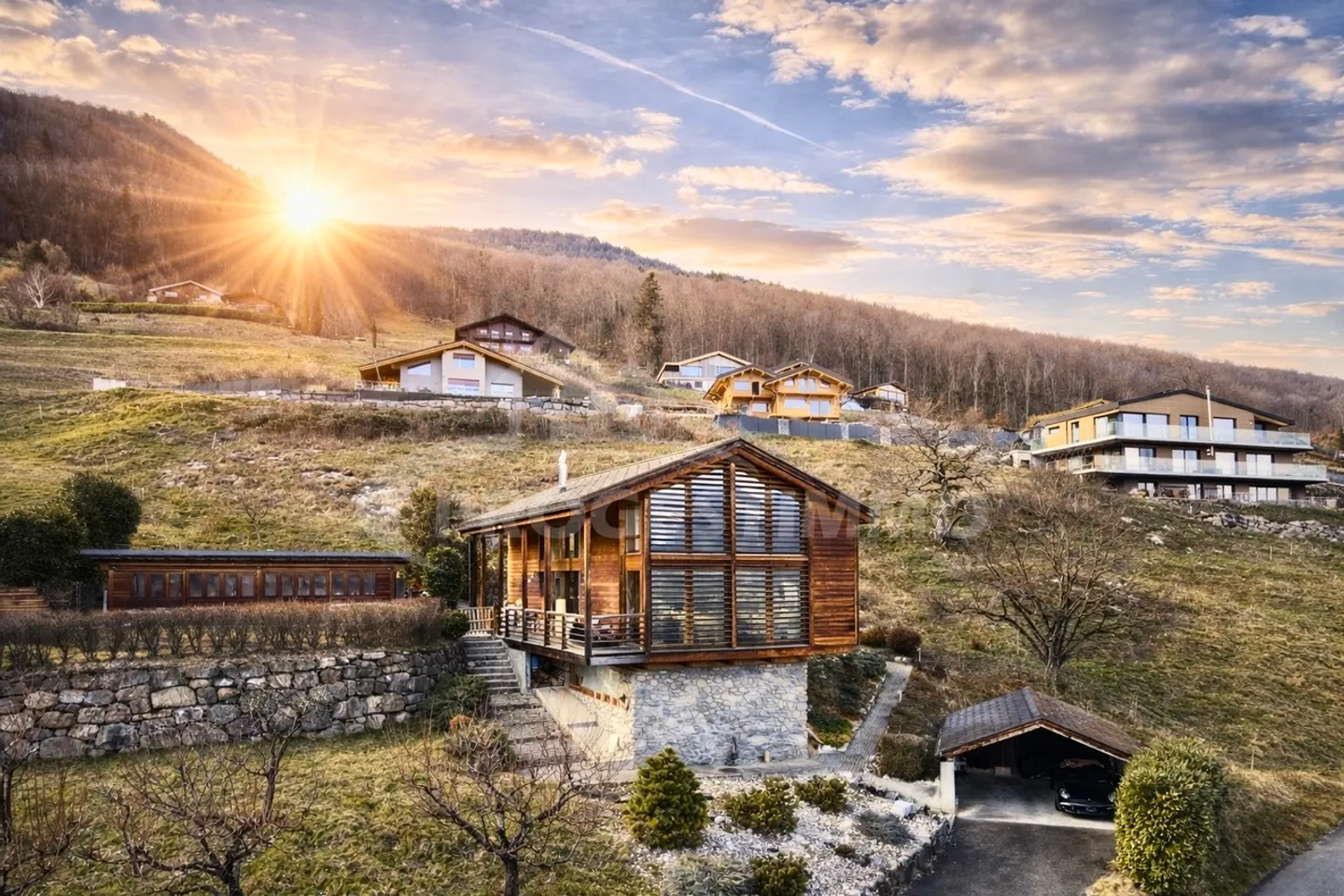 Bonheur familial avec une vue imprenable sur les Dents du Midi - Photo 1 sur 19