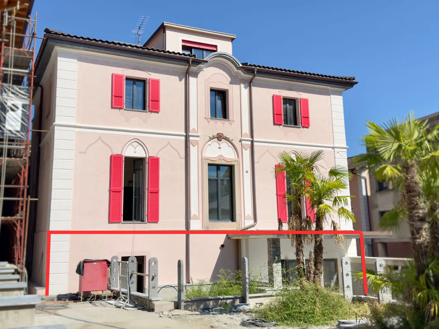 Res. Camelia: appartamento in ristrutturazione di 2½ locali al pianterreno | 2½- Zimmer-Wohnung in Renovierung am 1. Stock - Foto 1 von 8