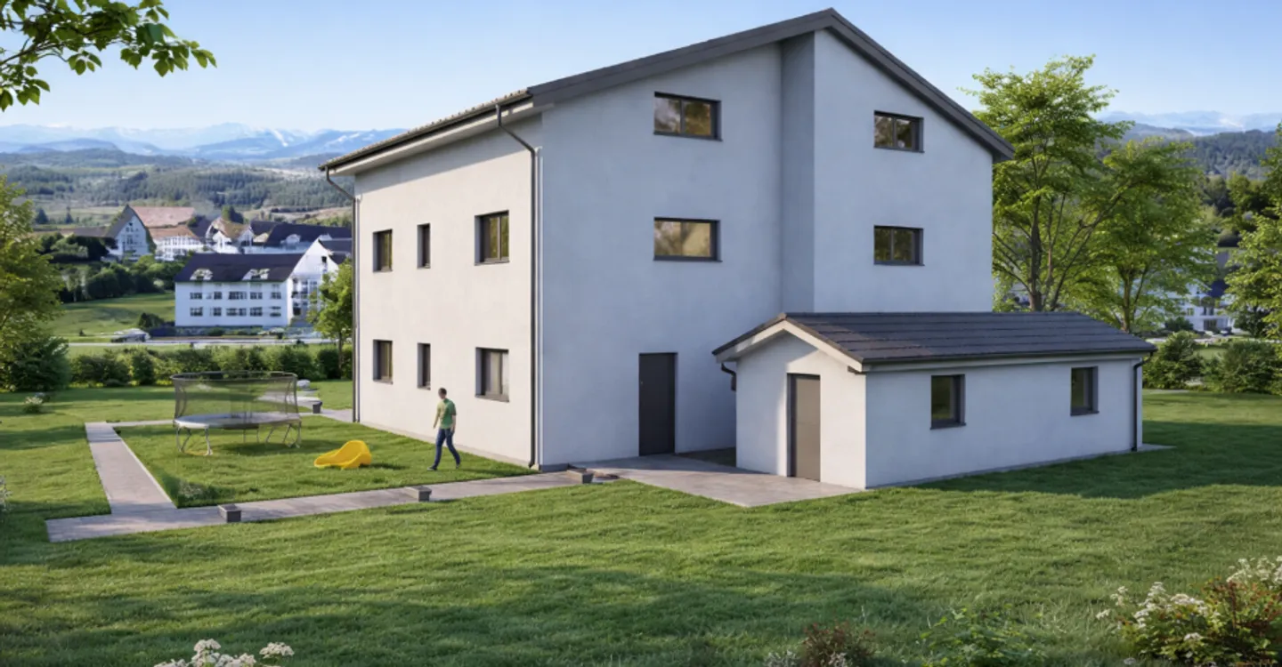 Villa Familiale Moderne à Ropraz - Photo 2 sur 8
