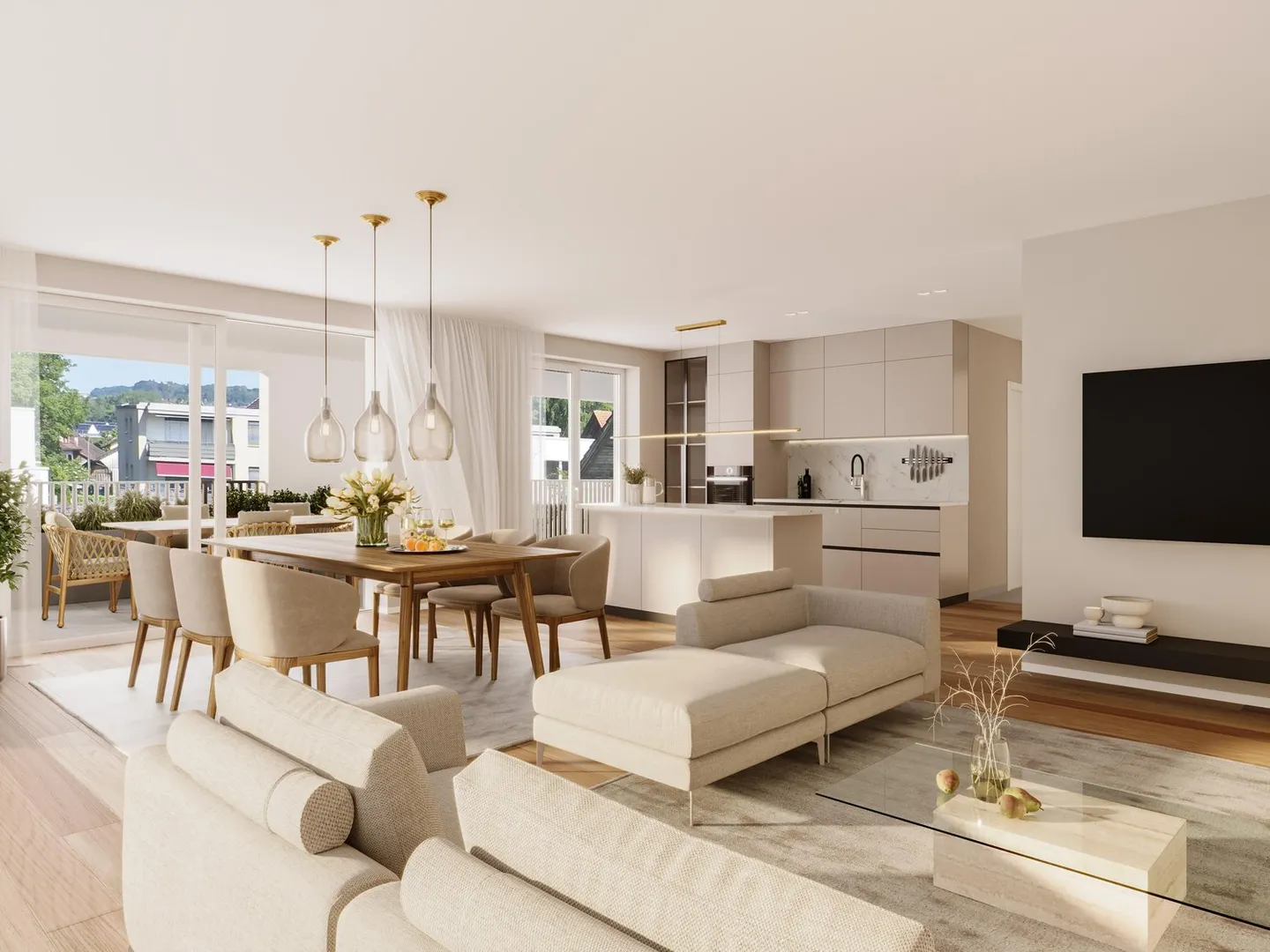 3.5 Room Apartment in Erlen - Photo 3 of 6