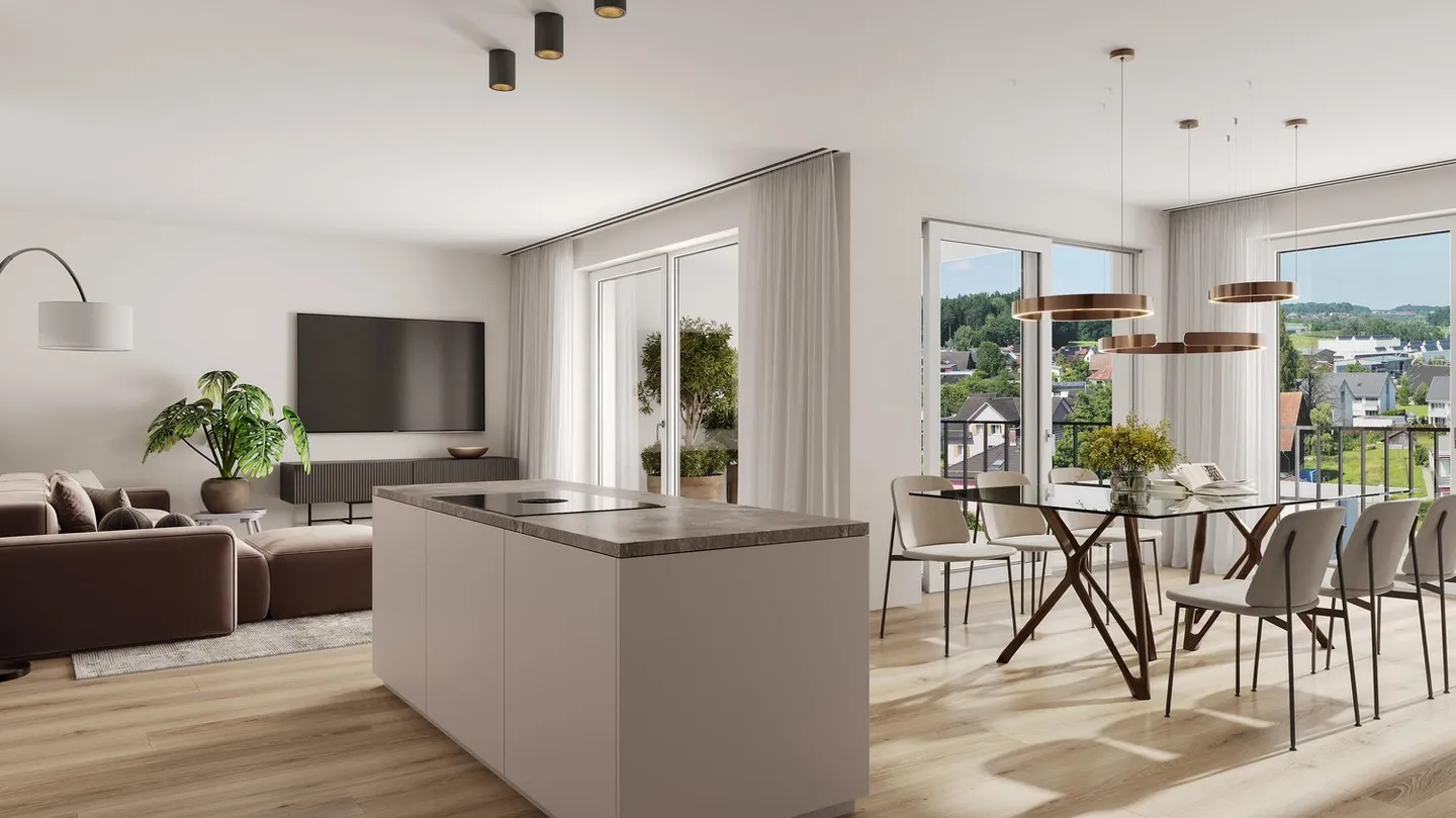 3.5 Room Apartment in Erlen - Photo 1 of 6