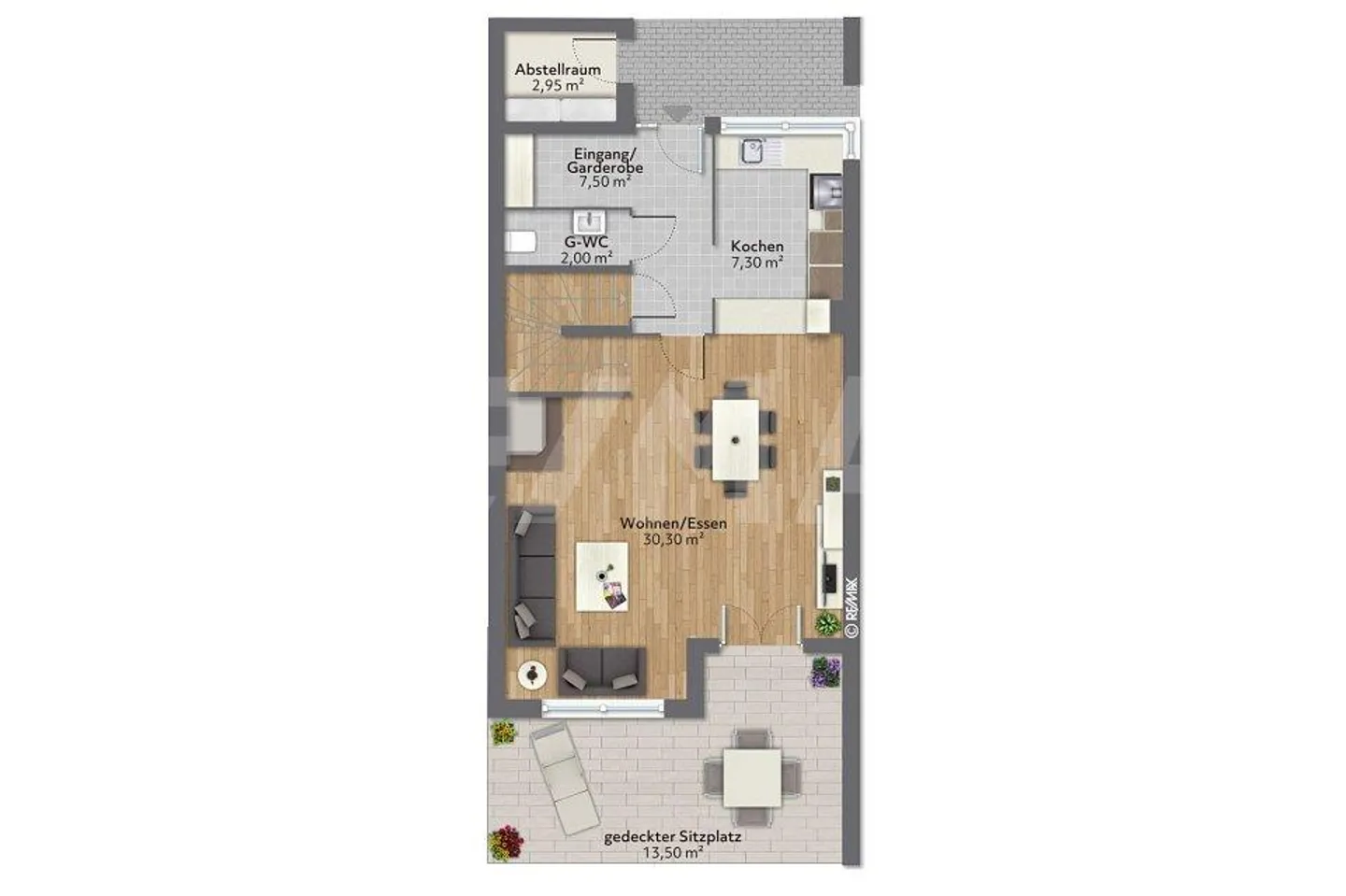 Casa a schiera soleggiata di 5 ½ locali in una posizione molto tranquilla - Foto 10 di 12
