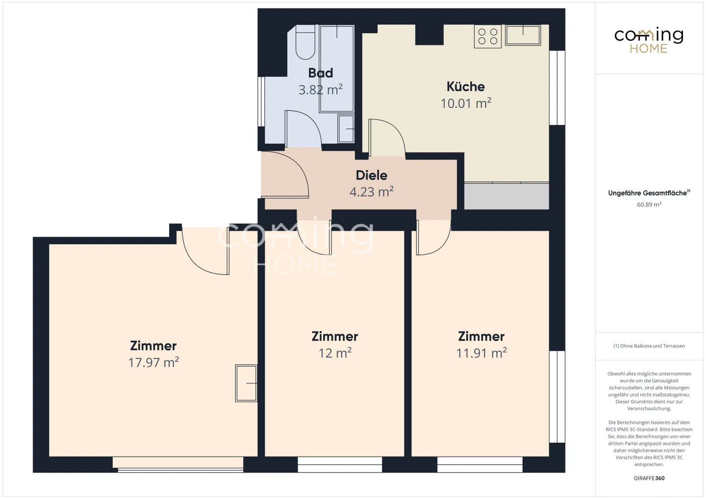 3,5-Zimmer-Wohnung in Saas-Balen - sonnig, ruhig, mit Investitionspotenzial - Foto 13 von 13