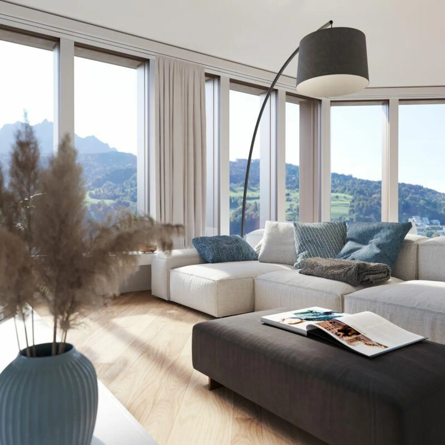 Stilvolle Wohnung mit atemberaubendem Blick - Foto 1 von 4