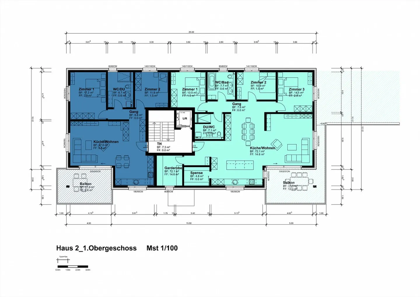 Modernes 3.5-Zimmer-Apartment - Foto 4 von 9