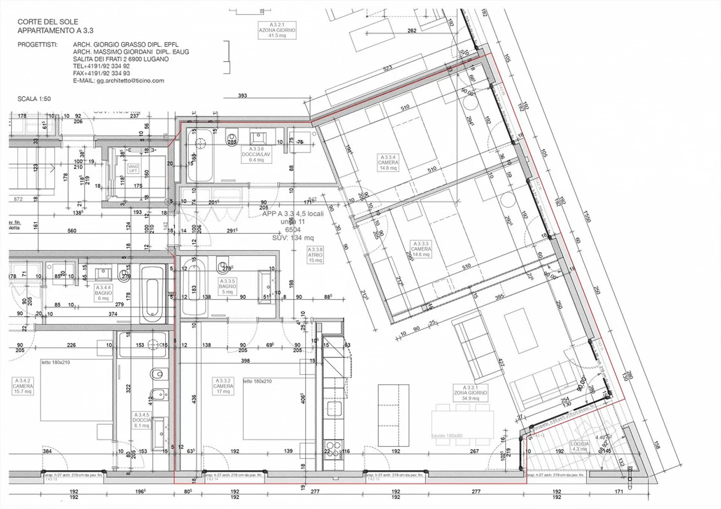 Büro mit 4 Räumen in zentraler Lage in Giubiasco - Foto 2 von 2