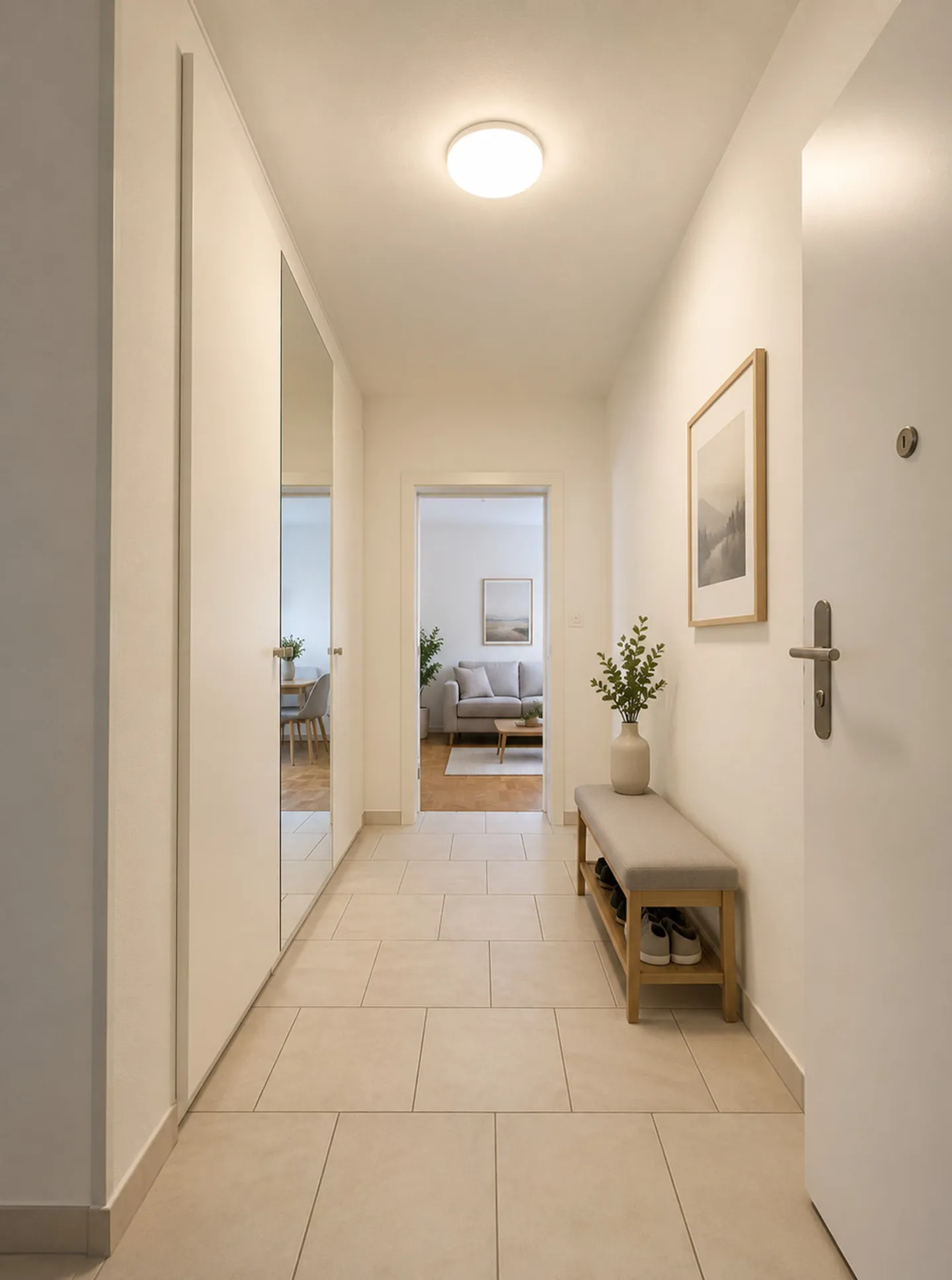 Helle Wohnung mit 2 Balkonen - Foto 3 von 10