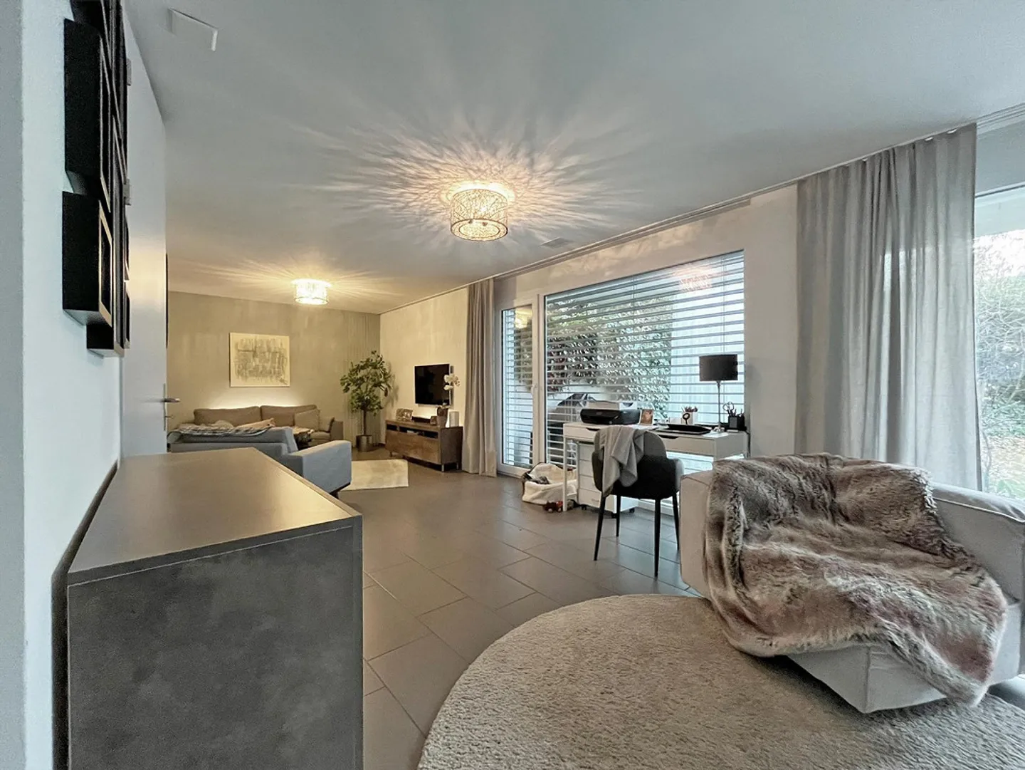 2.5-room garden apartment with private washing tower - Photo 3 of 9