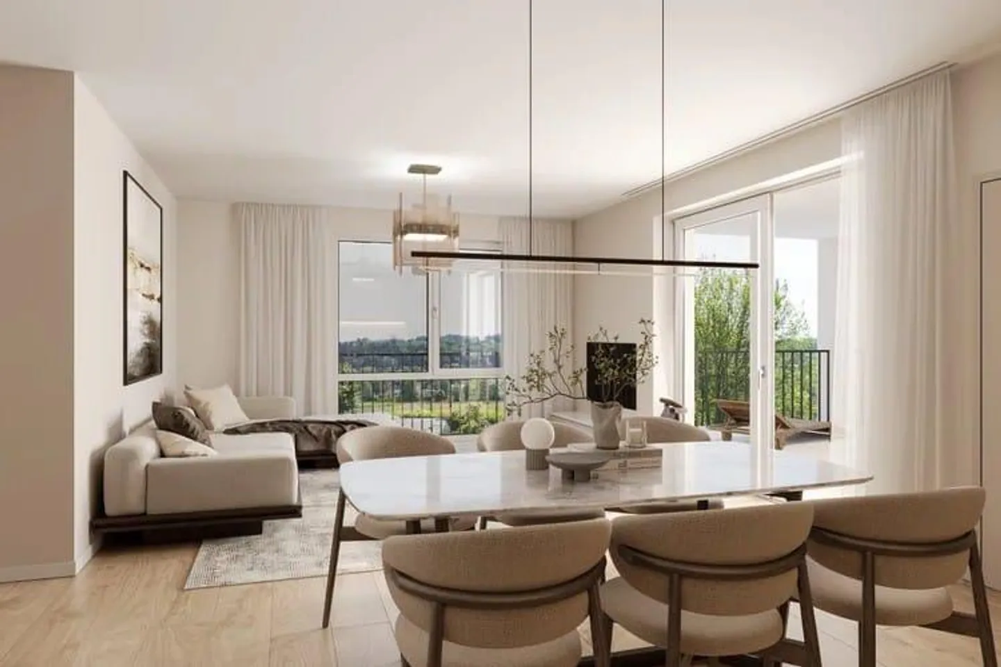 Appartement spacieux avec balcon - Photo 2 sur 8
