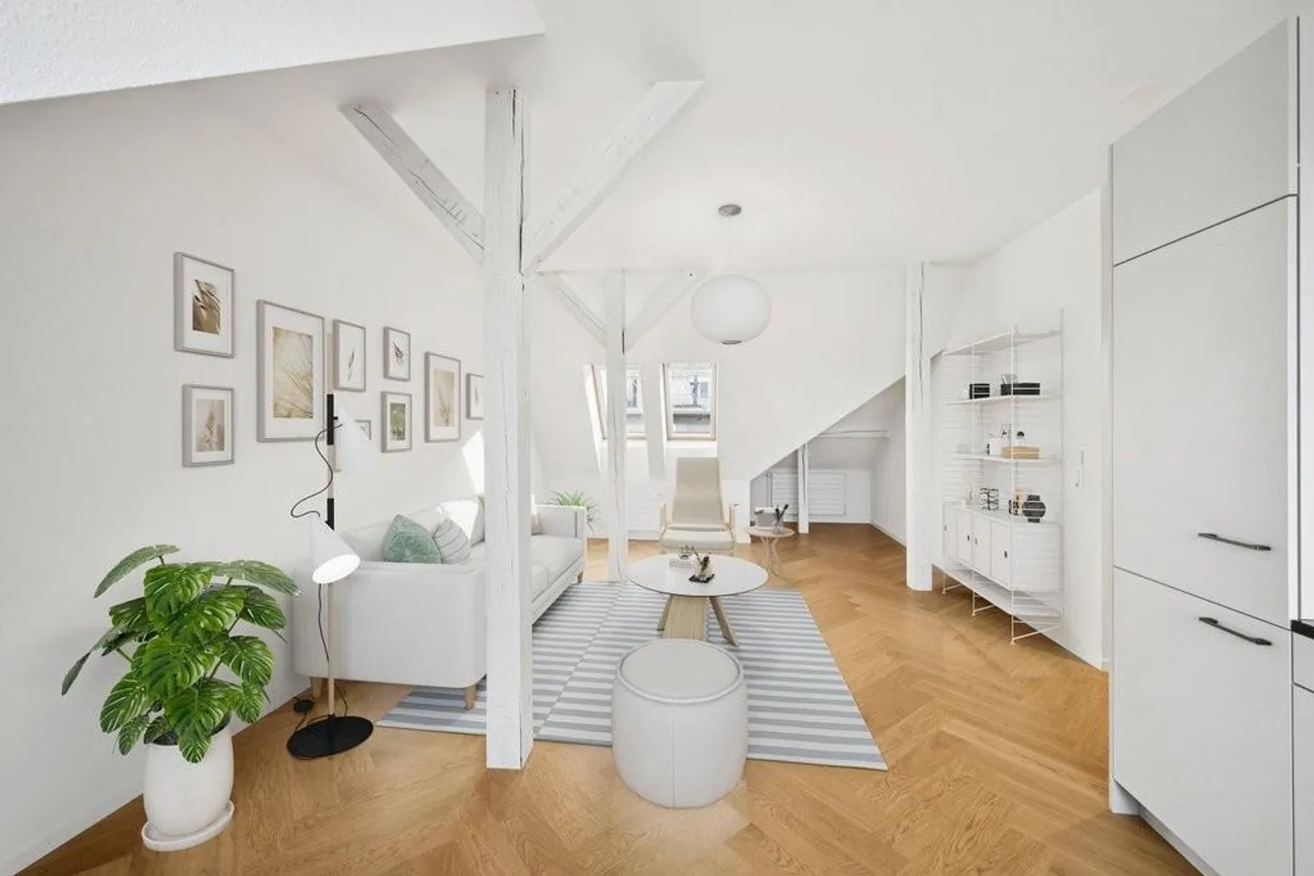 Charming Penthouse in the Heart of Kleinbasel - Photo 3 of 10