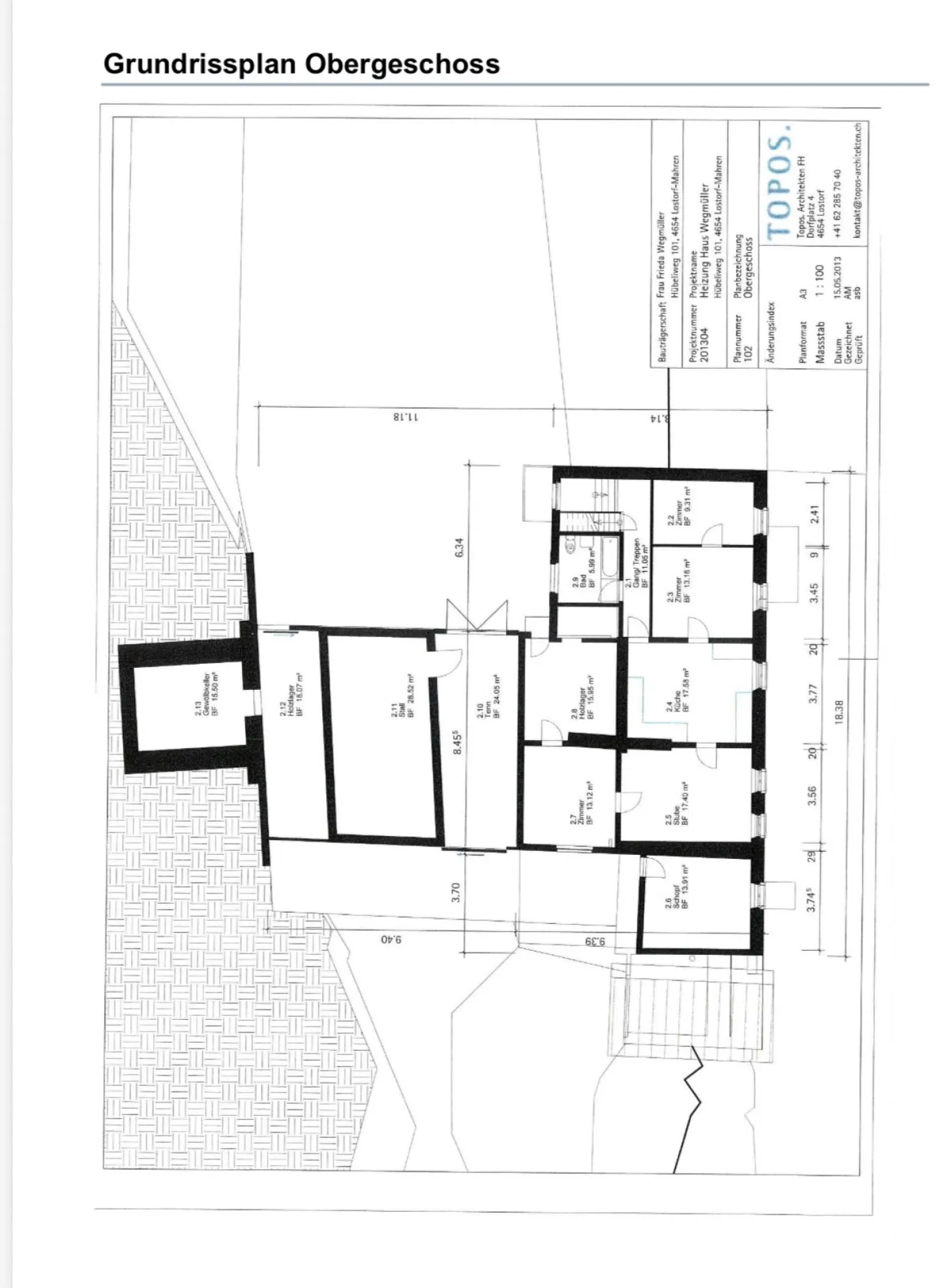 Seltene Gelegenheit: Wohnhaus mit Ökonomieteil und Baulandreserve auf 1'752 m² in Lostorf - Foto 15 di 15