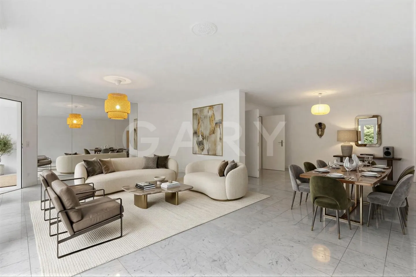 Appartement avec 7 pièces au cœur de Genève - Photo 3 sur 11