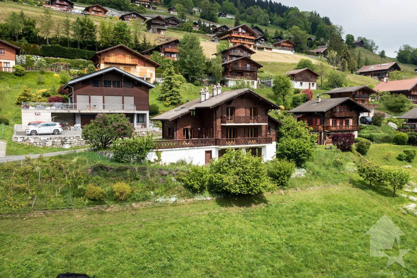 Troistorrents, chalet individuale di 6,5 stanze con vista - Foto 1 di 27