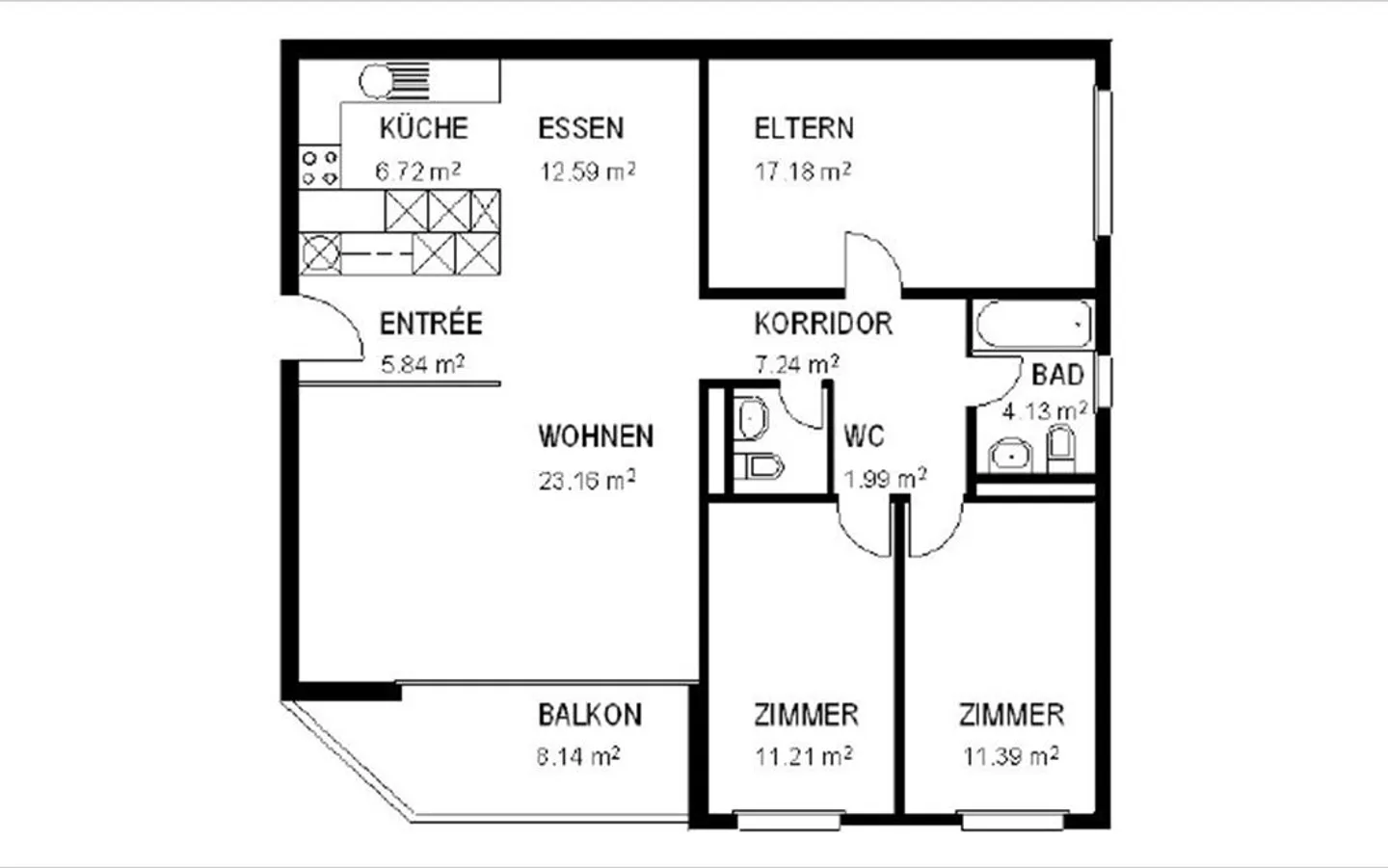 Dachwohnung mit Freier Bergsicht - Foto 7 von 7