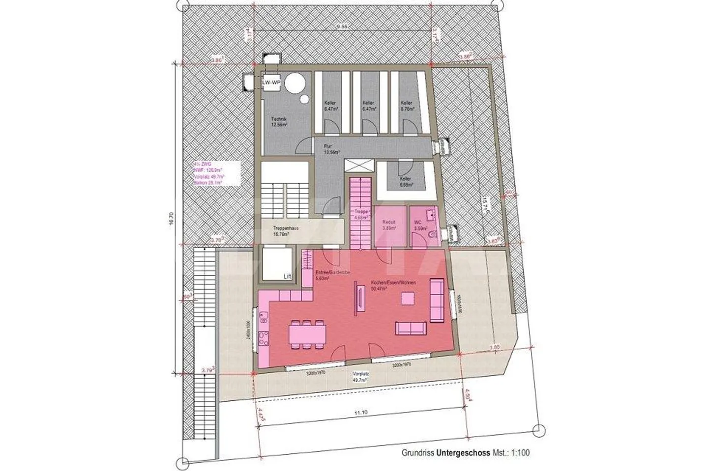 Vivre spacieux sur deux étages – Duplex de 5½ pièces à Zermatt - Photo 8 sur 12