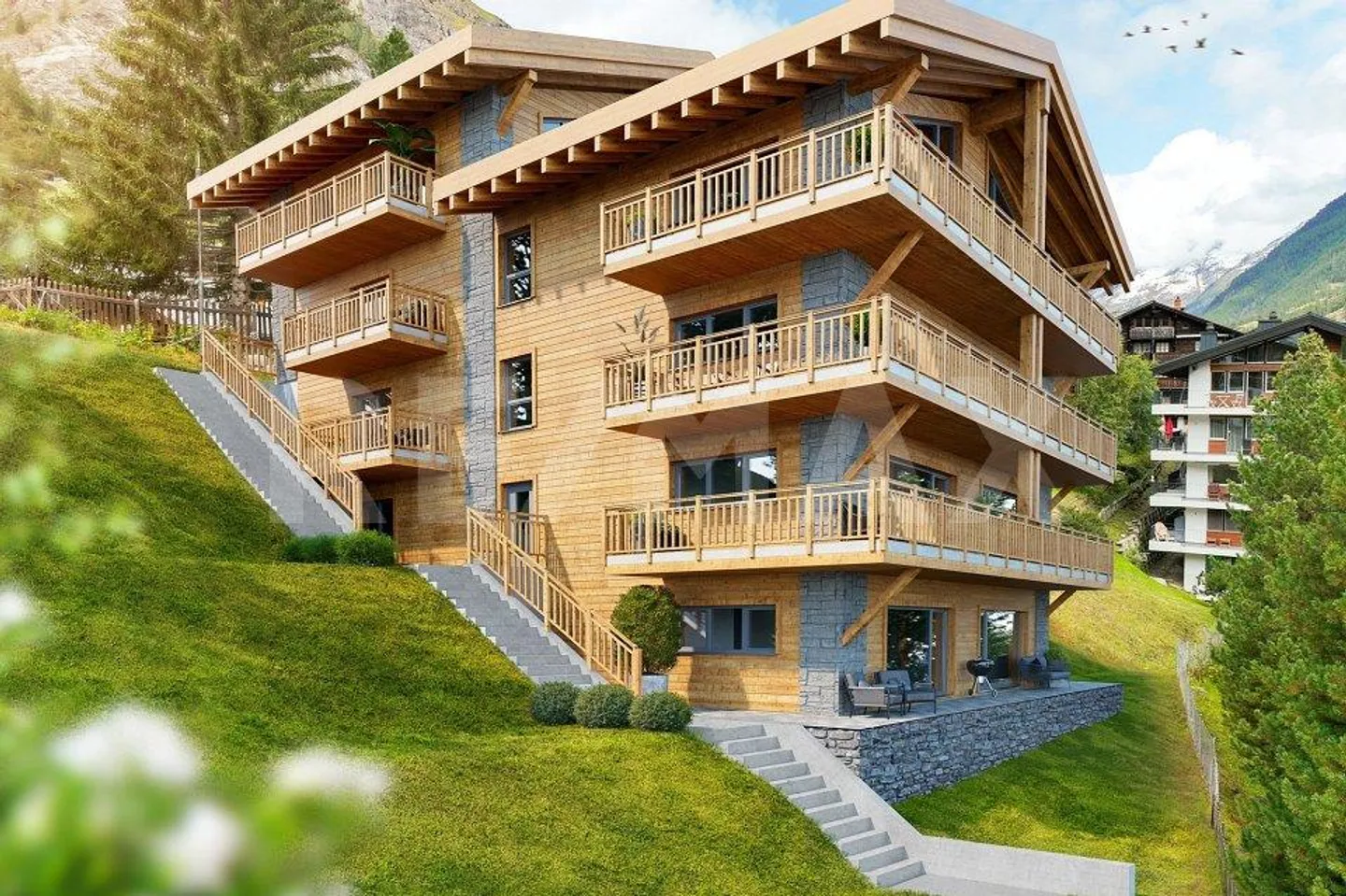 Vivre spacieux sur deux étages – Duplex de 5½ pièces à Zermatt - Photo 2 sur 12