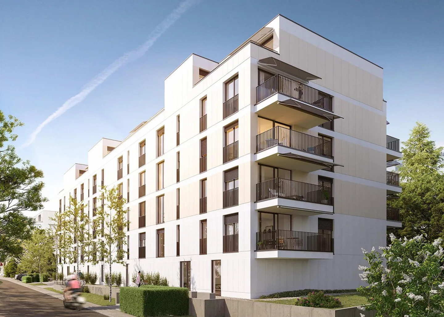Moderne 3.5-Zimmer-Neubau-Attikawohnung in Zürich - Foto 5 von 6