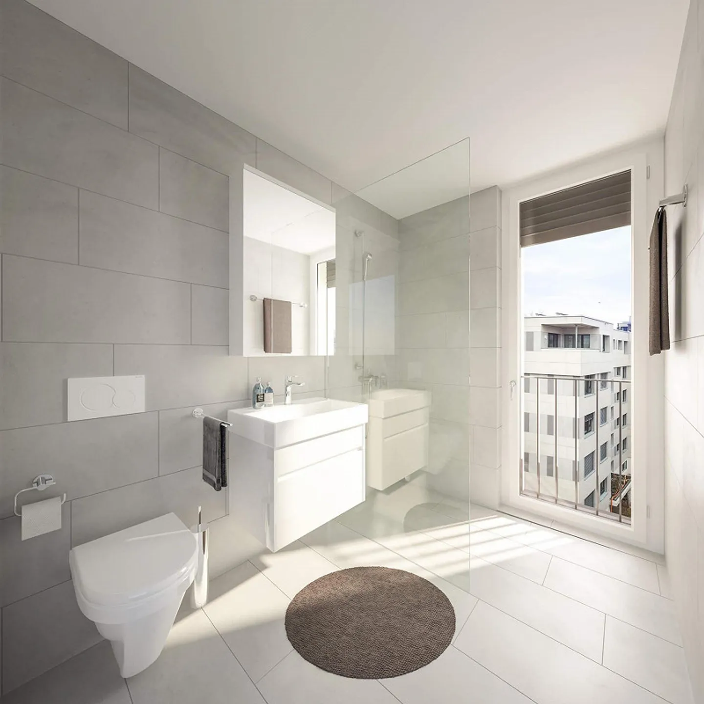 Moderne 3.5-Zimmer-Neubau-Attikawohnung in Zürich - Foto 3 von 6
