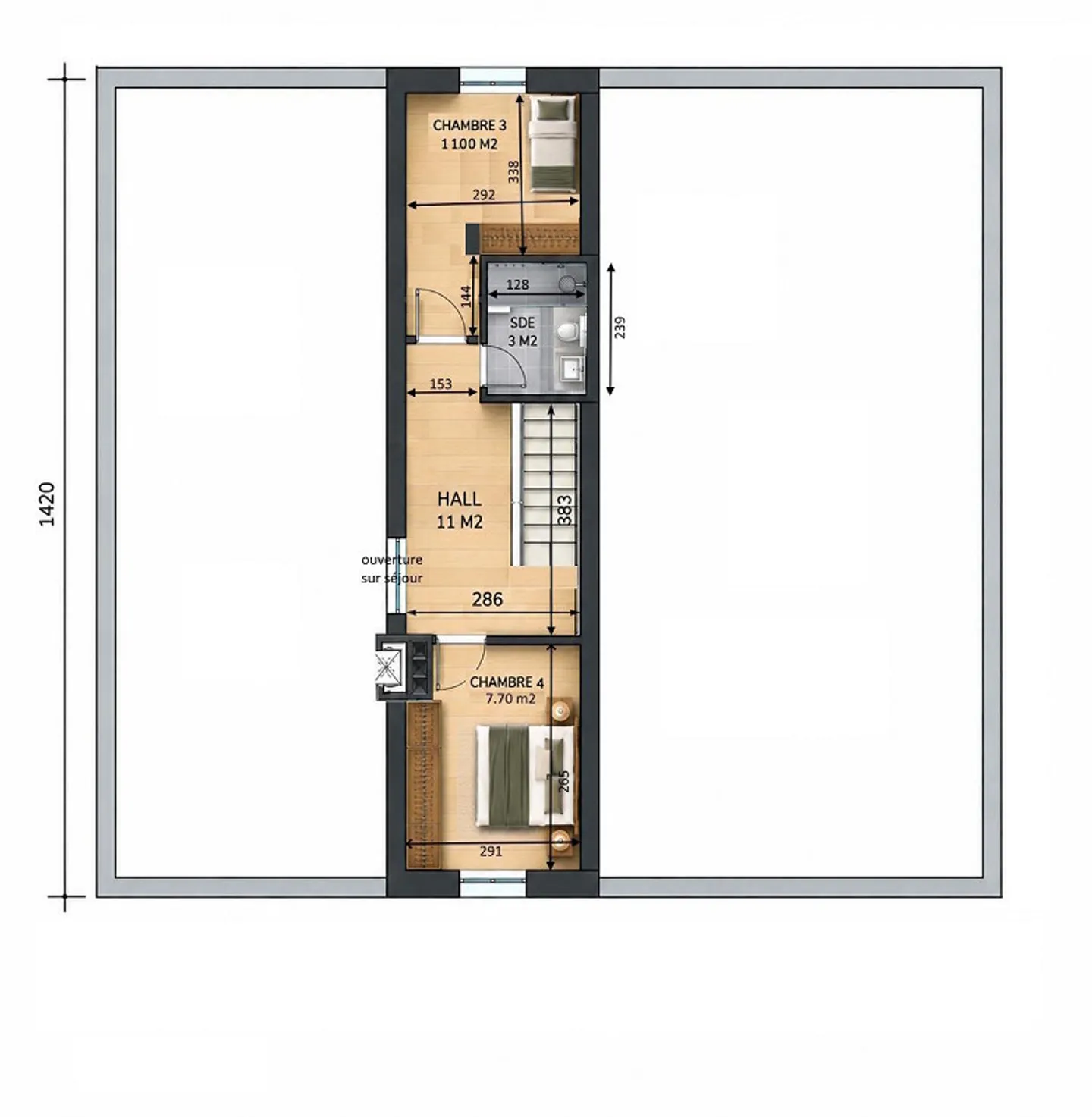 Choëx, duplex di 5.5 stanze nelle soffitte - Foto 11 di 11