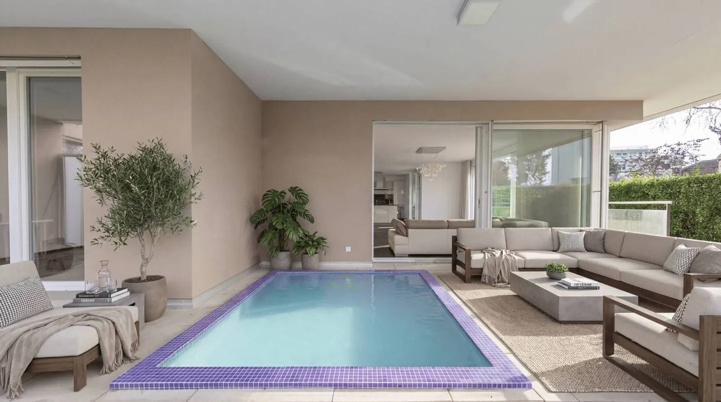 Superbe 3,5 pièces de standing avec terrasse et jardin - Photo 4 sur 11