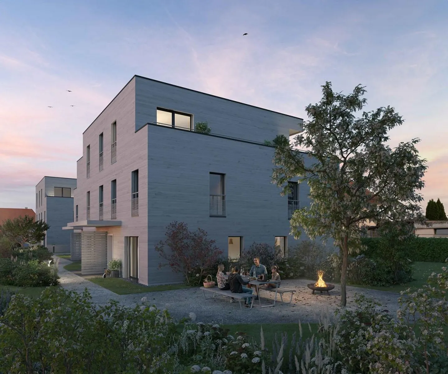 Maison de rangée d'angle avec grand jardin - Photo 1 sur 8