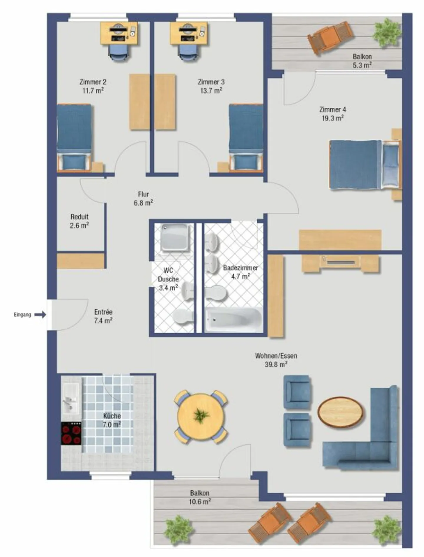 Charming 4.5-Room Apartment - Photo 10 of 10
