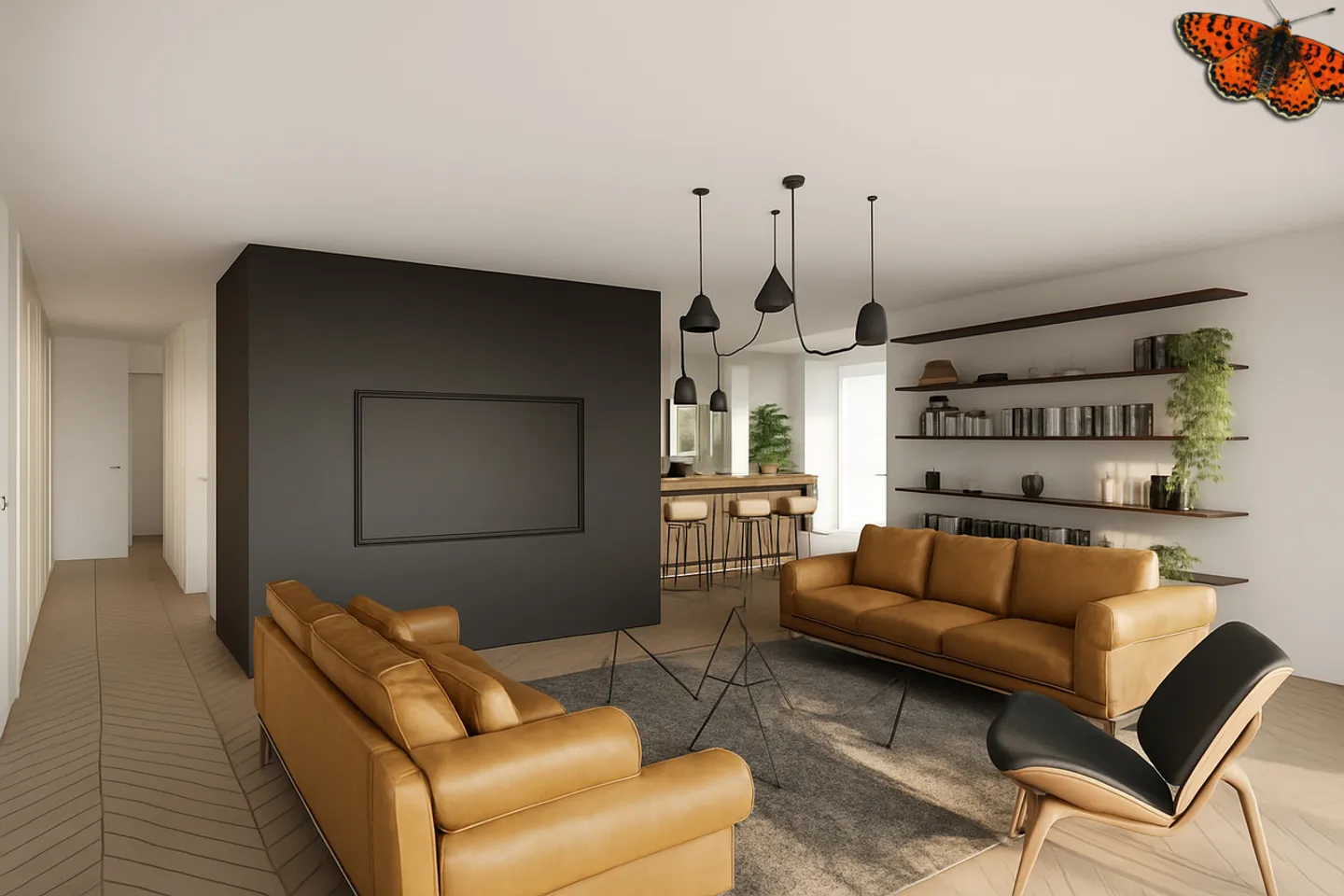 Exceptional 5.5 room penthouse with panoramic terrace of 104 m²! - Photo 3 of 11