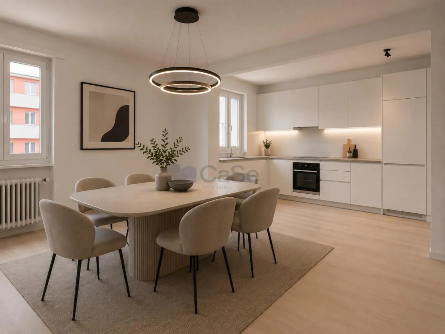 MASSAGNO - LIVING IN A SPACIOUS AND BRIGHT 4.5 COMPLETELY RENOVATED - Photo 1 of 10