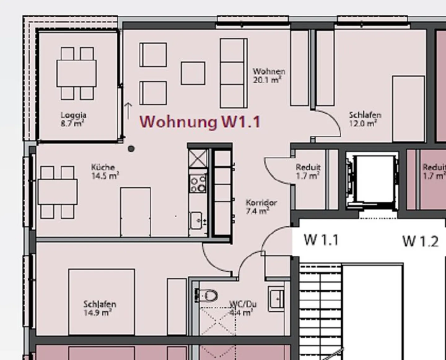 Appartement de 3½ pièces «Vivre en vieillesse» - Photo 10 sur 10