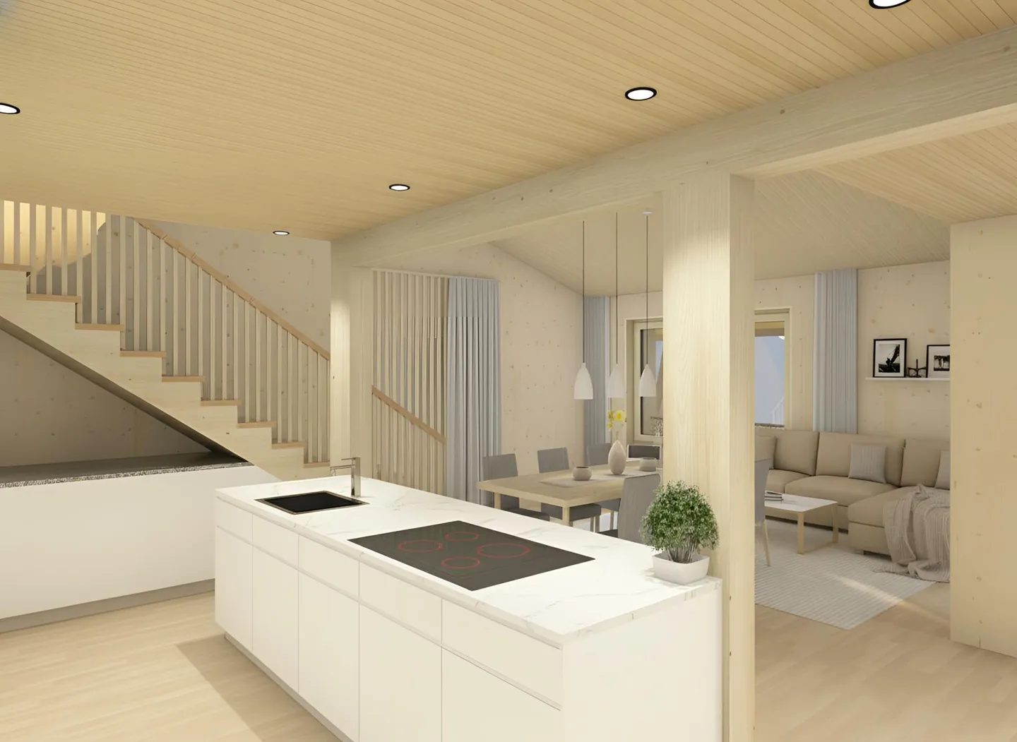 Newly built 5.5-room maisonette apartment in the 'Appenzellerholz' house - Photo 2 of 12