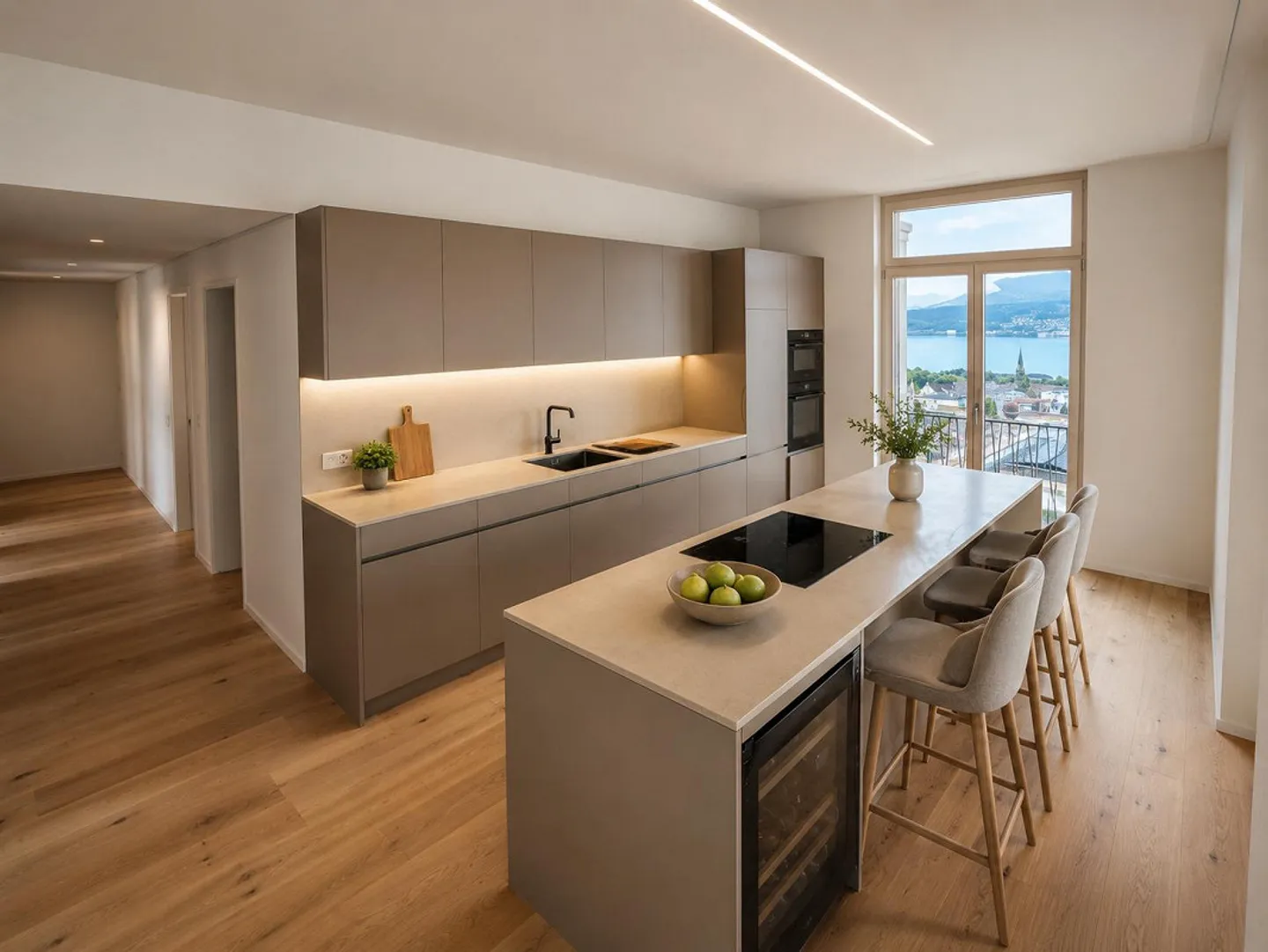 Exclusive 3.5-room attic apartment in condominium standard with best 180° views - Photo 5 of 10