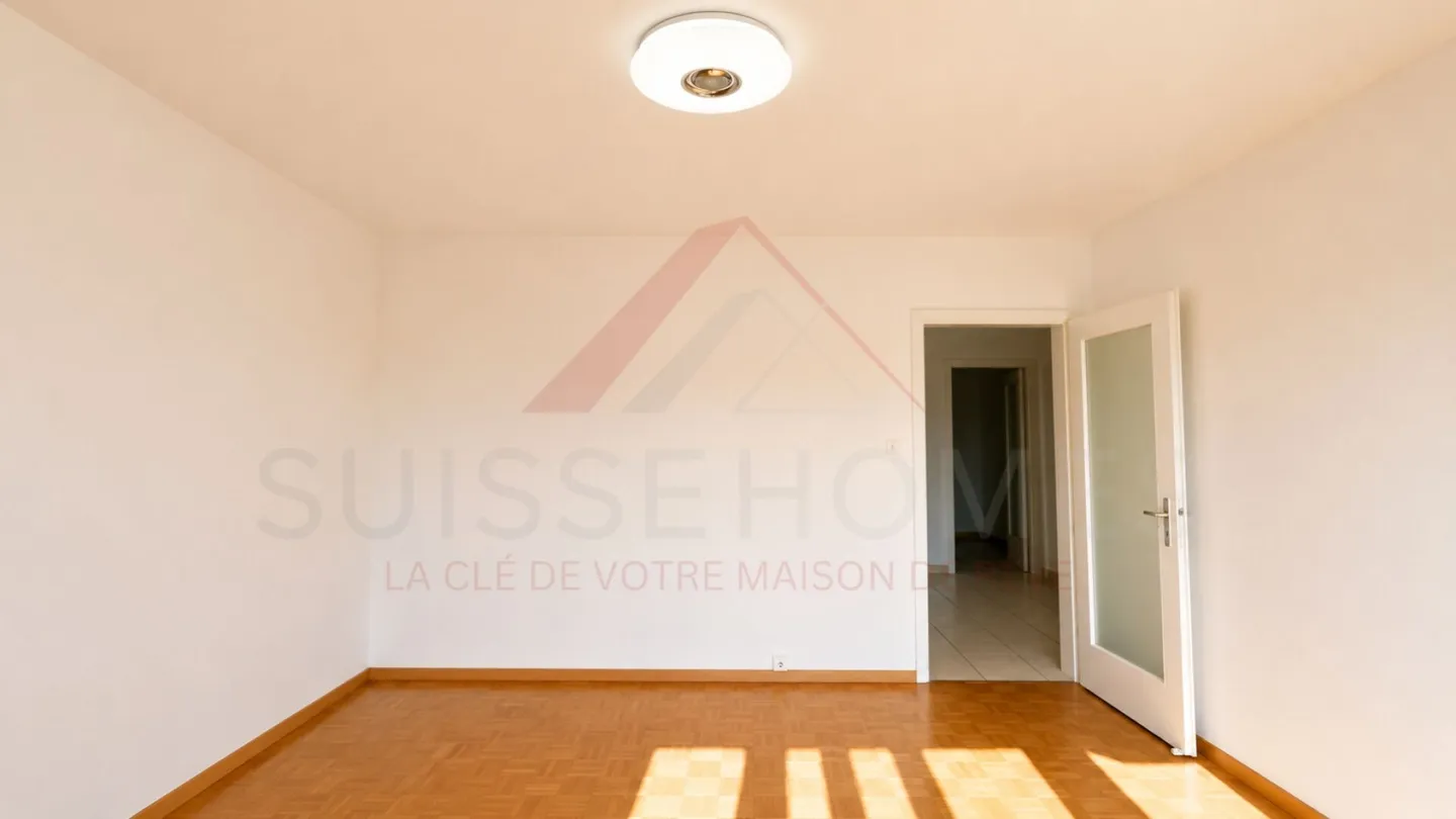 Marly - Appartamento ristrutturato di 3,5 locali con balcone soleggiato e vista verde - Foto 8 di 27