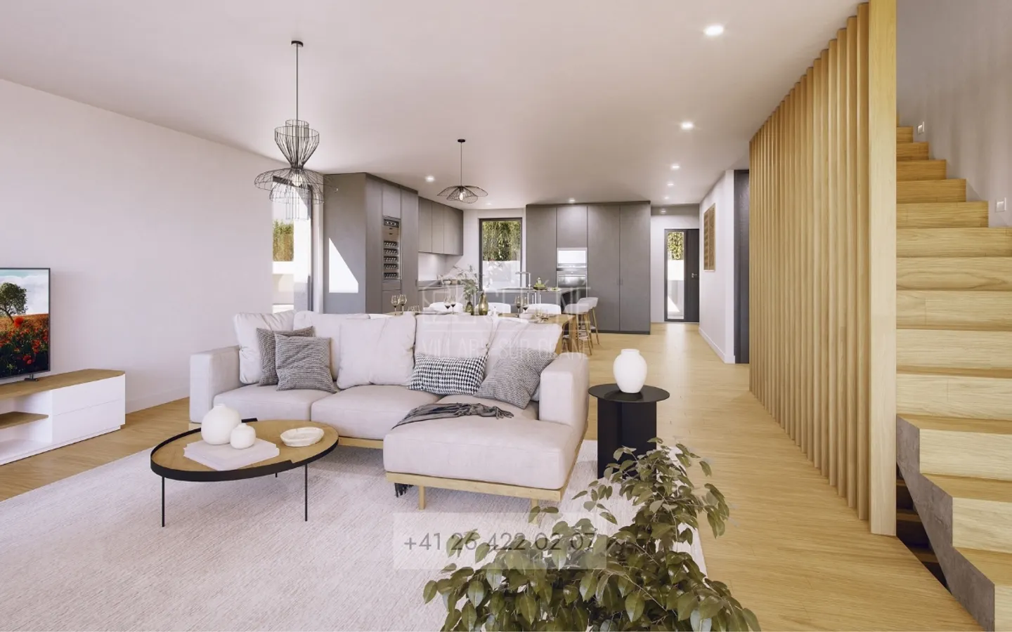 2 VILLAS SÉLÉNÉ - Neue Mietgelegenheit in Villars-sur-Glâne - Foto 2 von 7
