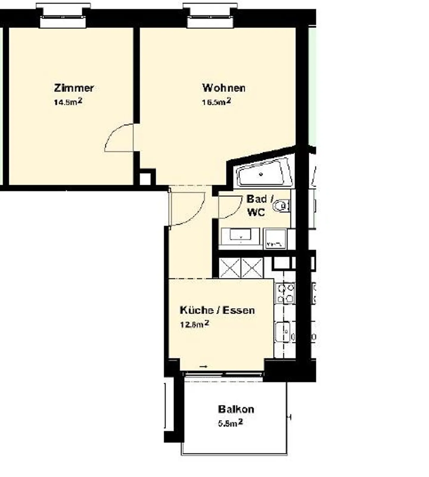 Helle Wohnung nahe Lochergut - Foto 7 von 7