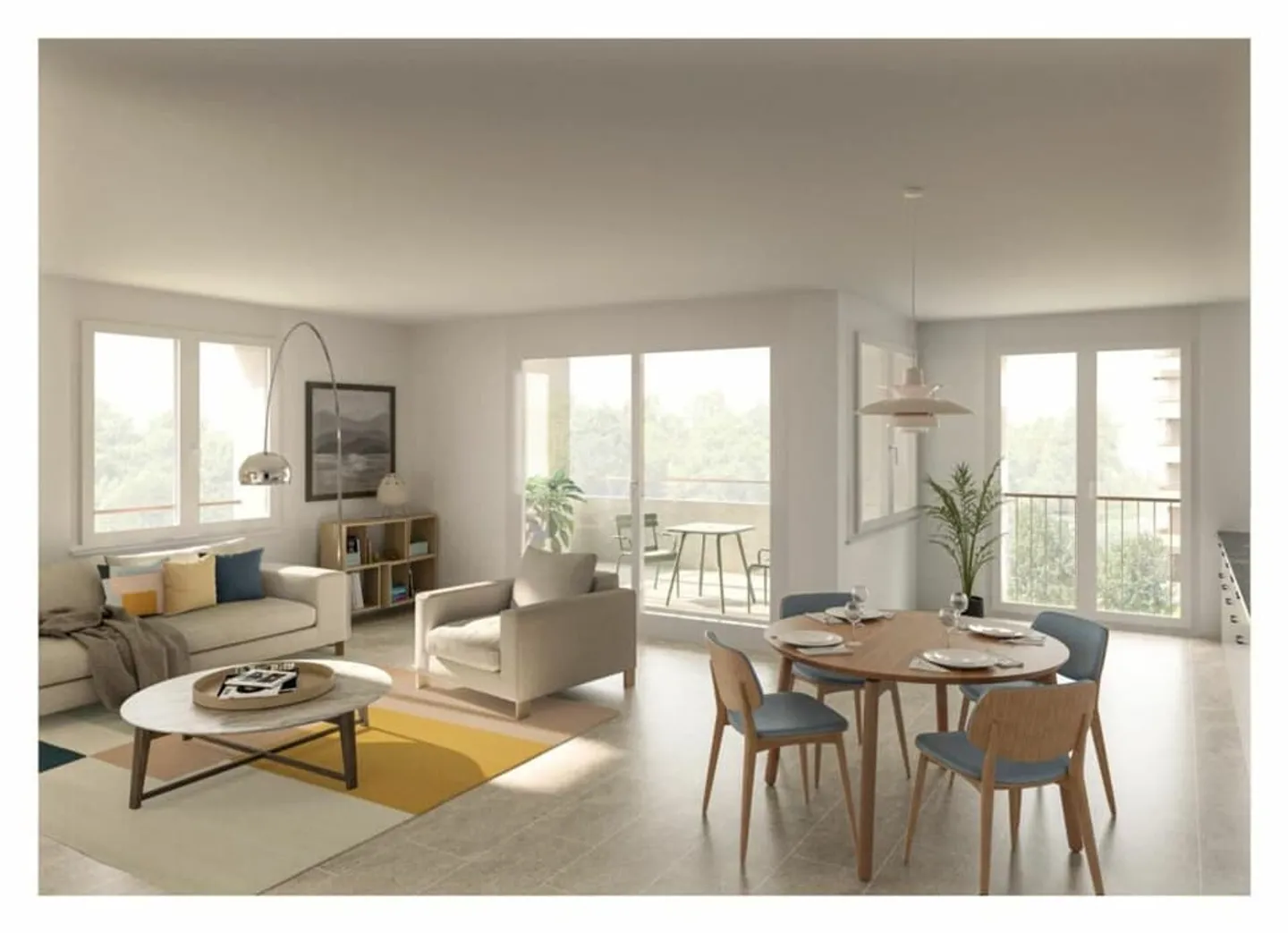 Prairie 2 - 4,5-Zimmer-Wohnung im Erdgeschoss - Foto 4 von 5