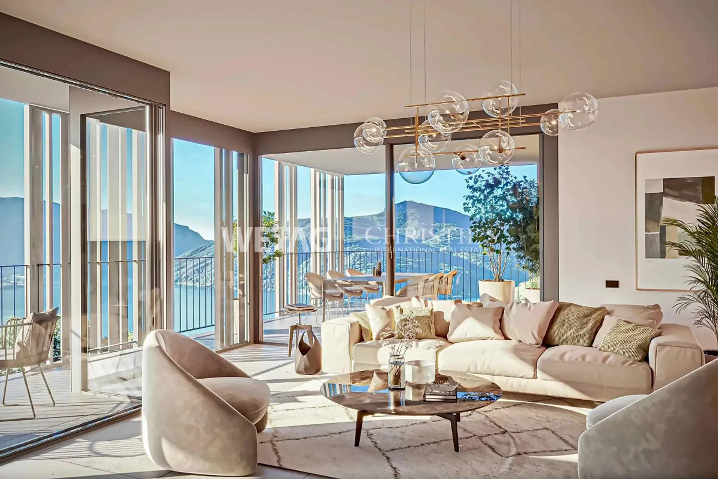 3.5-room apartment in Carona with large terrace & view of Lake Lugano for sale - Photo 1 of 6