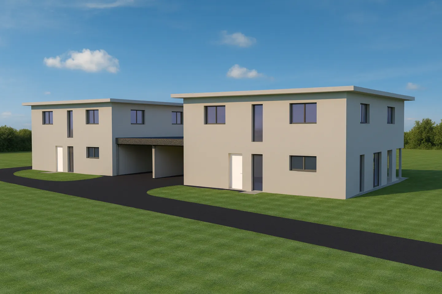 Neubau 6.5 Zimmer Einfamilienhaus an kinderfreundlichen Lage - Foto 3 von 4