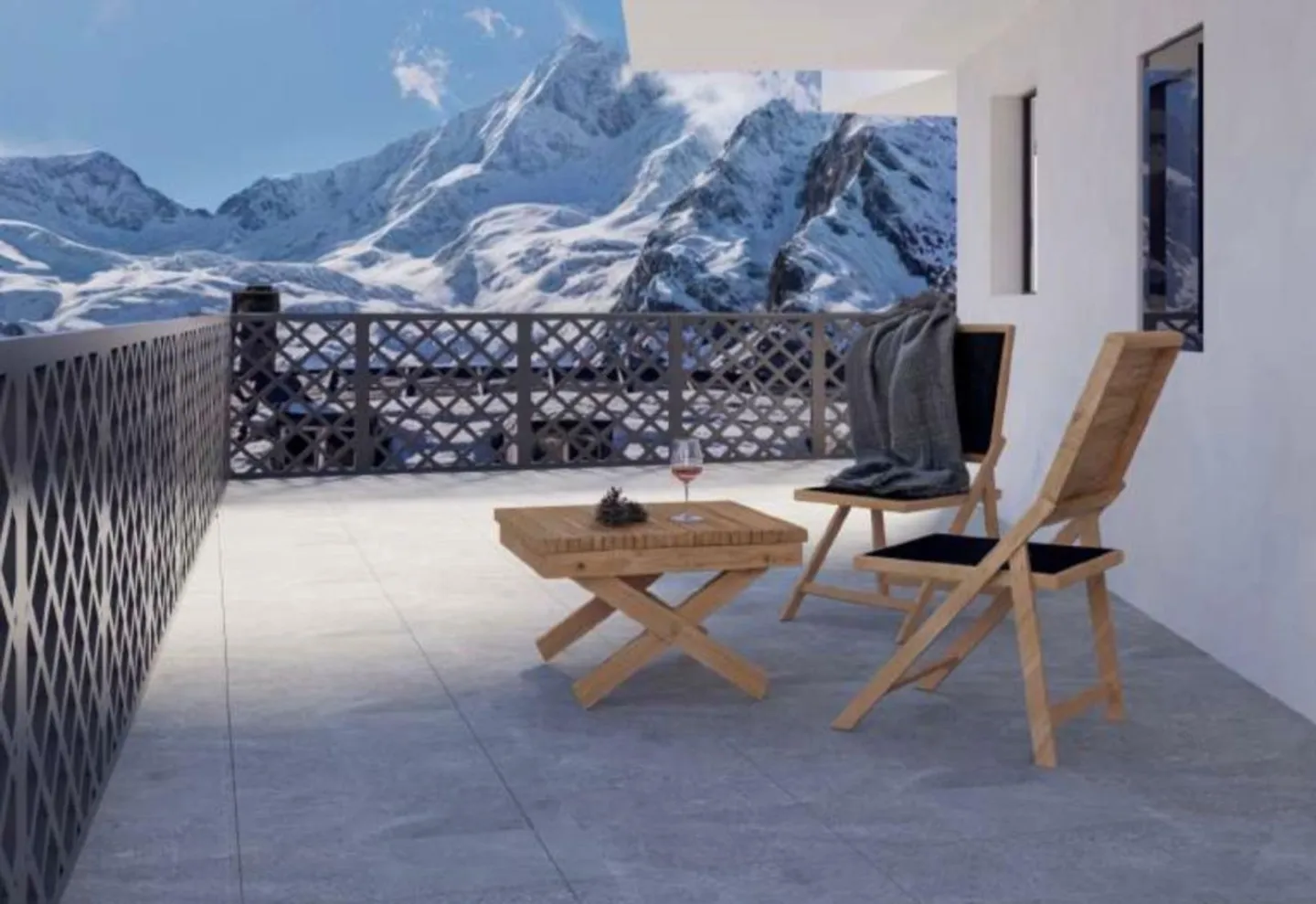 Appartement de résidence hôtelière avec revenus locatifs à Saas-Fee (unité WA 41 & - Photo 3 sur 13