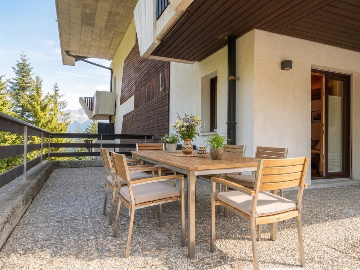 Renovated duplex for sale in Torgon with mountain views - Photo 7 of 8