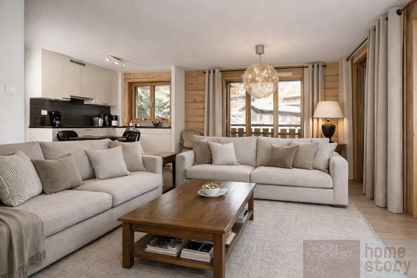 Cozy 3.5-room Minergie apartment with mountain view in Gryon - Photo 5 of 16