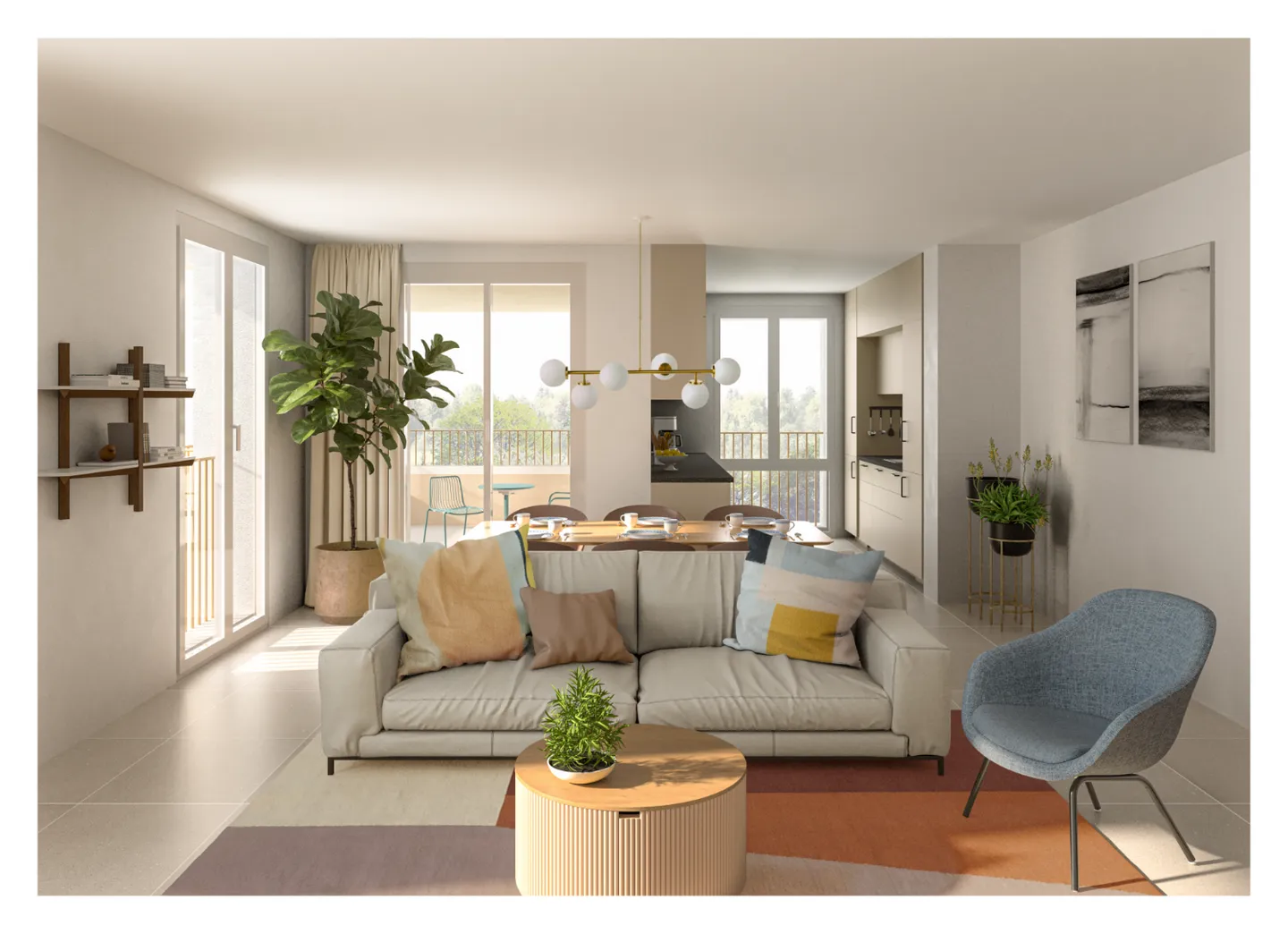 Appartamento 3.5 locali - Foto 2 di 7