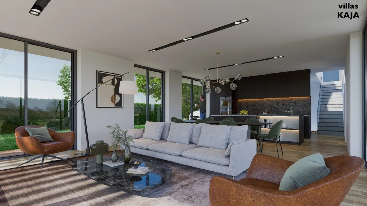«VILLA CONTEMPORAINE THPE - EXCLUSIVITÉ - PROJET UNIQUE À VERSOIX» - Photo 1 sur 10