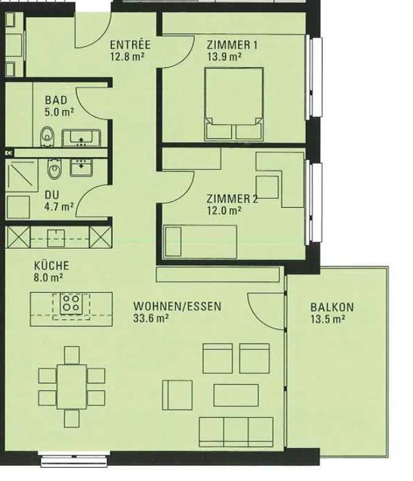 Appartement moderne à la campagne - Photo 11 sur 11