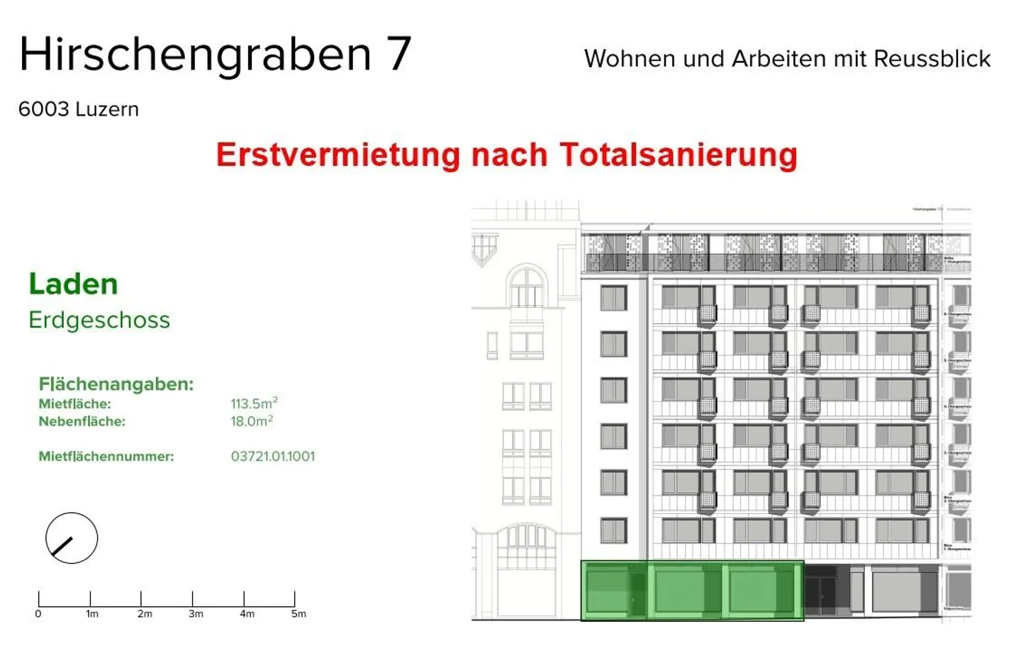 Votre nouveau magasin / cabinet avec vue sur la Reuss et la vieille ville - Photo 1 sur 8
