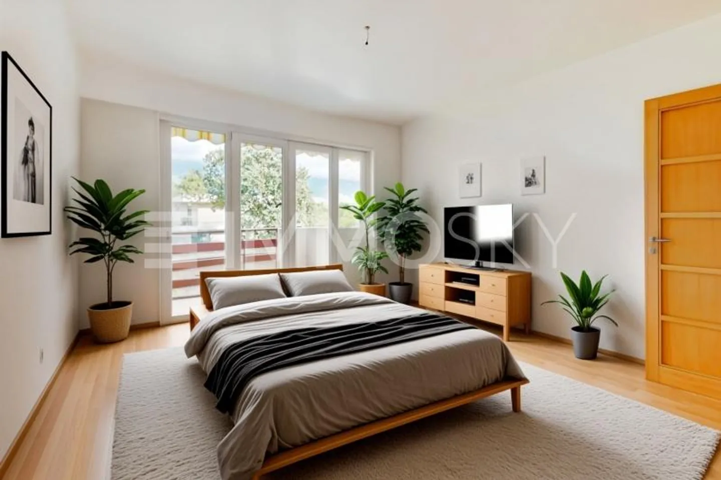 Appartement de 4 pcs au coeur de Meinier - Photo 3 sur 7