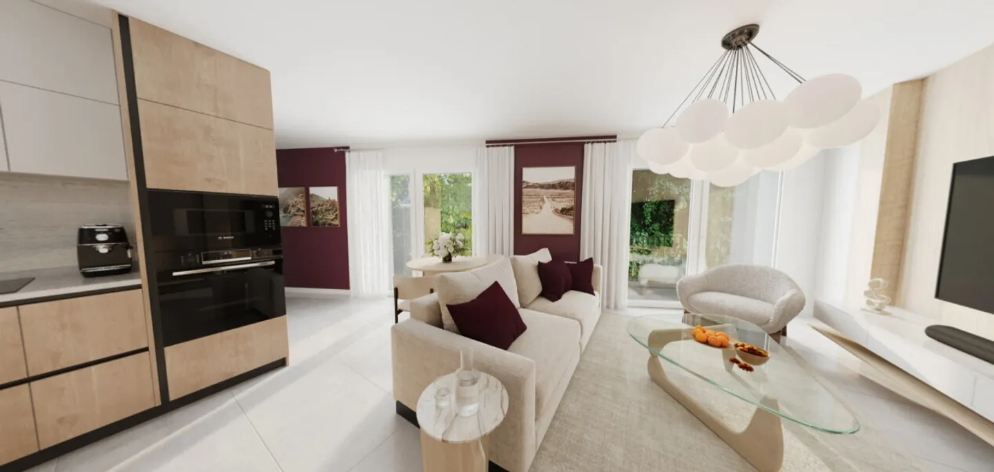 Modernes Apartment in Saint-Cergue - Foto 3 von 7