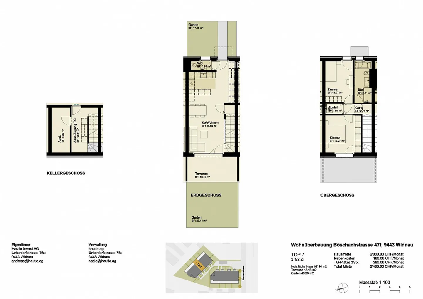 Construction neuve élégante : maison mitoyenne de 3,5 pièces avec finition haut de gamme - Photo 13 sur 13