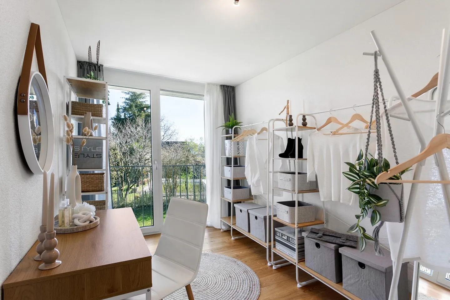 Appartamento di 4,5 stanze di nuova costruzione nel quartiere di Bernrain, piano terra con un po' di vista sul lago - Foto 14 di 30